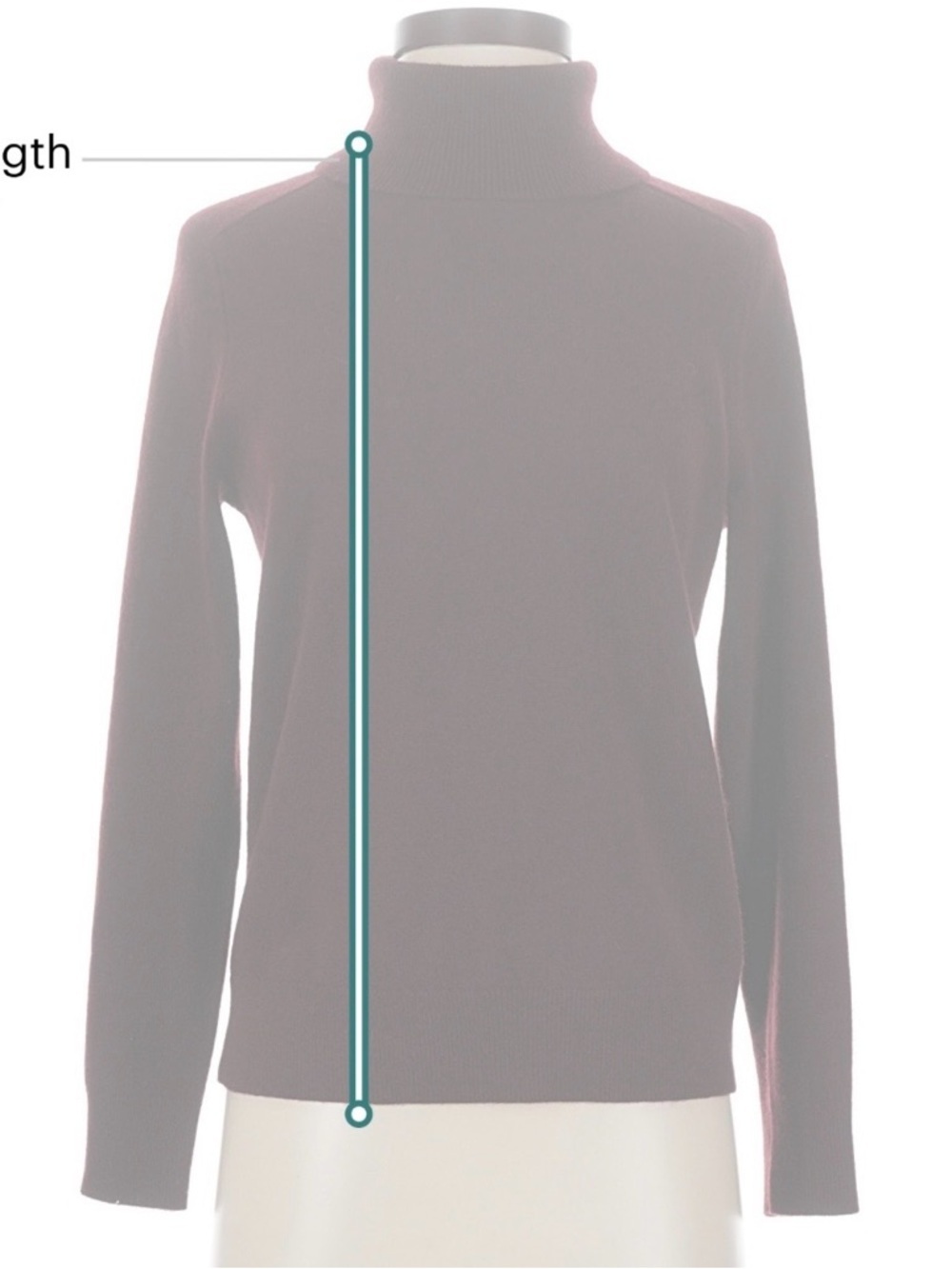 Quince Mongolian Cashmere Turtleneck Deep Burgundy Sweater - Small - Picture 6 of 7